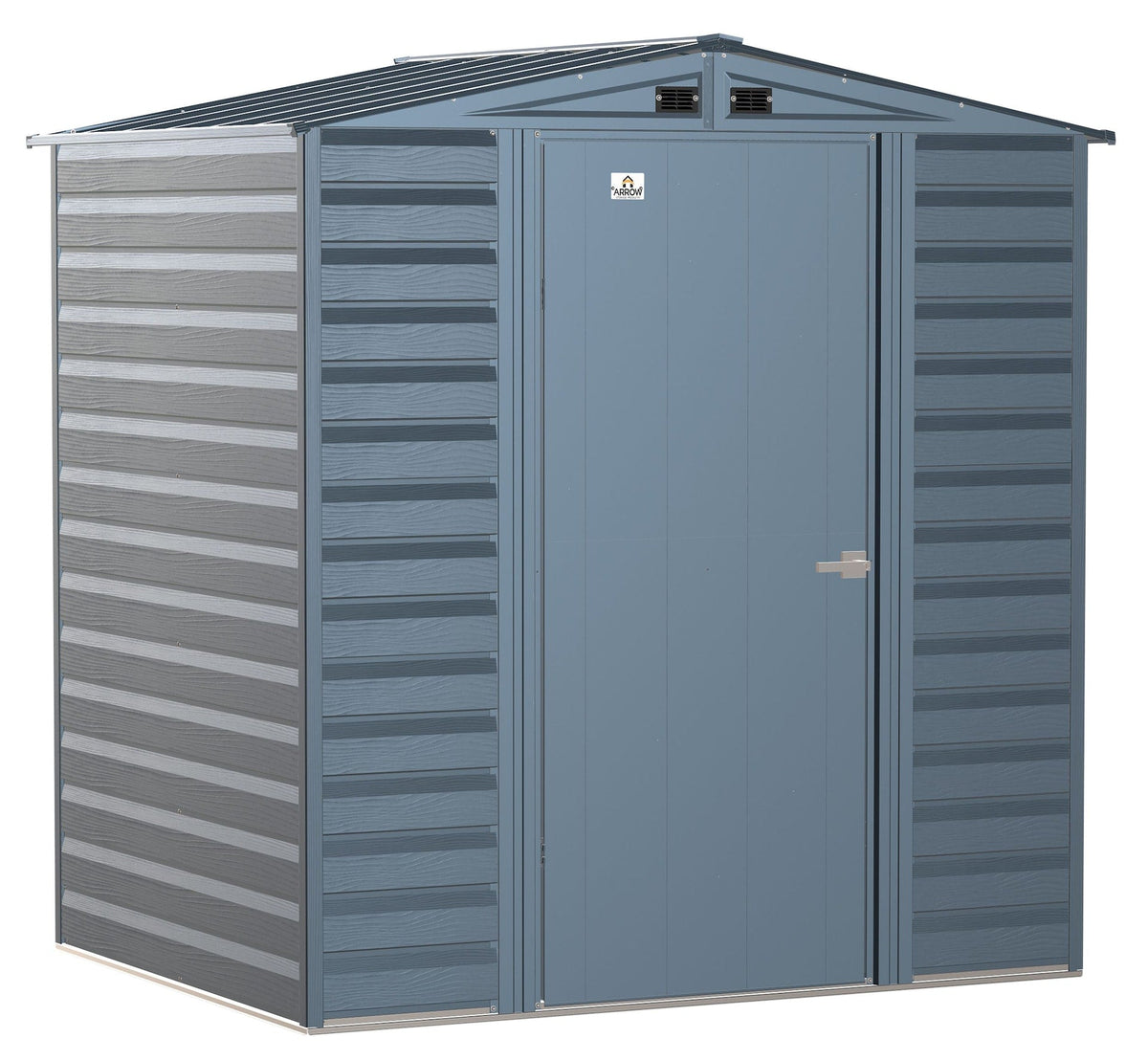 Select Galvanized Steel Storage Shed, Blue Grey, 6-ft x 5-ft Y6C2 - product image 1