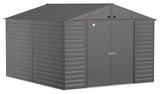 Select Galvanized Steel Storage Shed, Charcoal, 10-ft x 12-ft D2K3 - product image 2