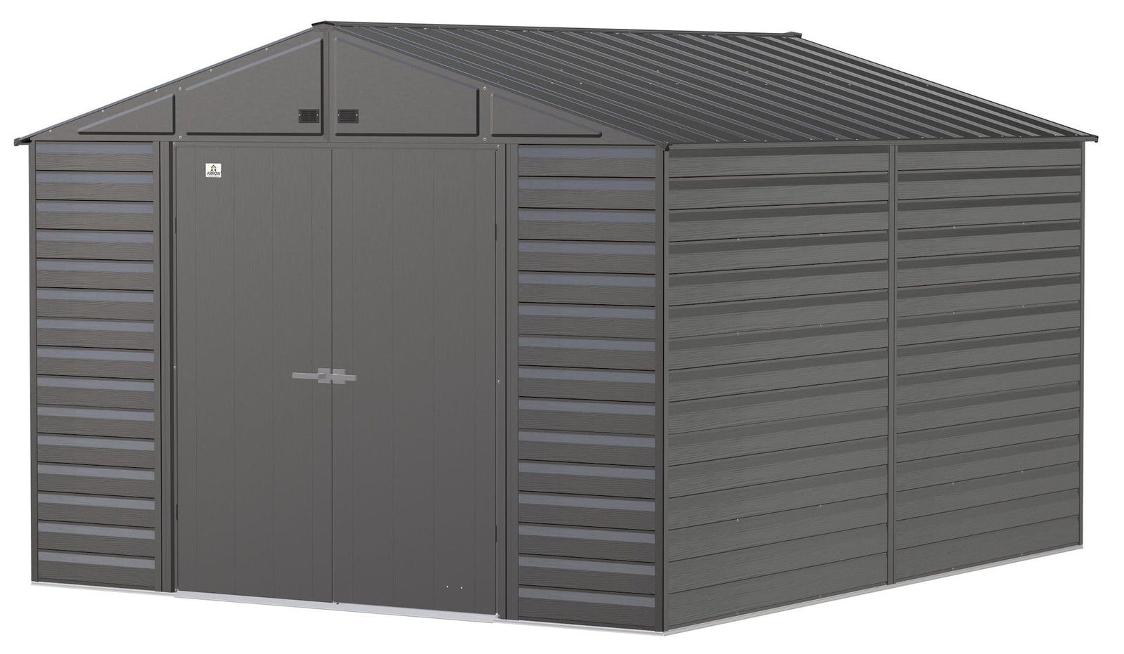 Select Galvanized Steel Storage Shed, Charcoal, 10-ft x 12-ft P8P3 - product image 3