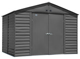 Select Galvanized Steel Storage Shed, Charcoal, 10-ft x 8-ft X4S2 - product image 1