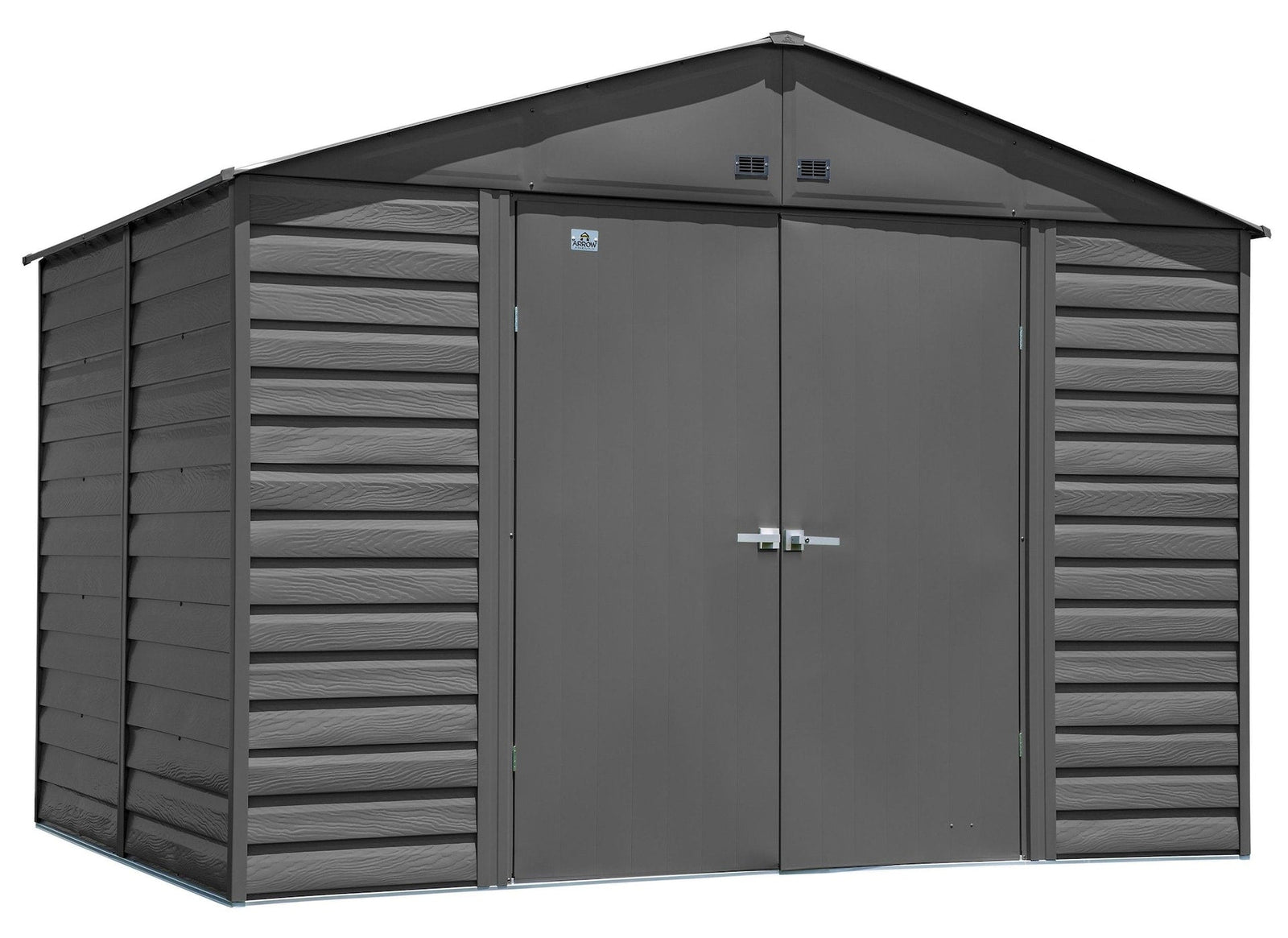 Select Galvanized Steel Storage Shed, Charcoal, 10-ft x 8-ft X4S2 - product image 2
