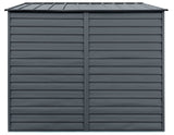Select Galvanized Steel Storage Shed, Charcoal, 10-ft x 8-ft X4S2 - product image 5