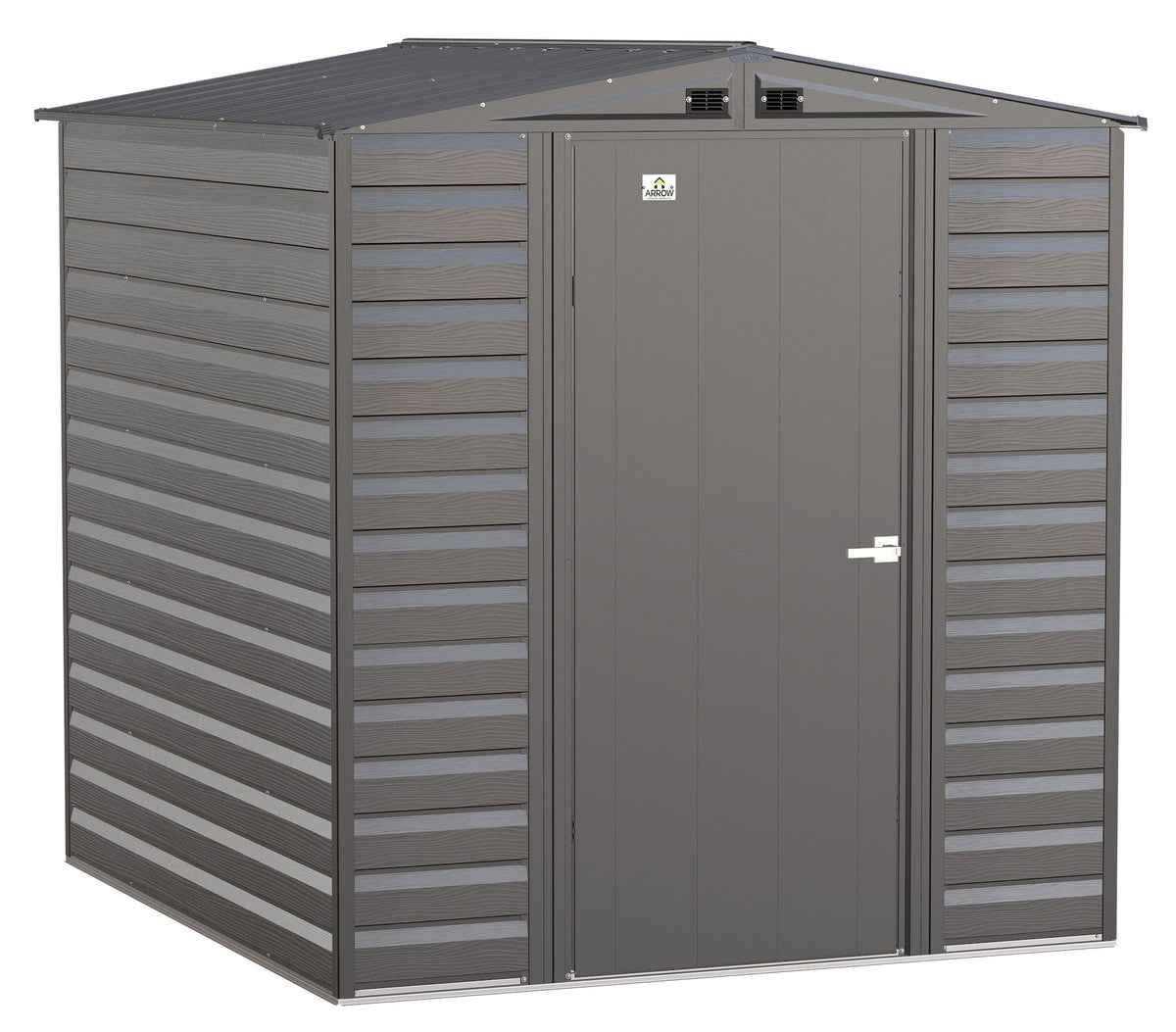 Select Galvanized Steel Storage Shed, Charcoal, 6-ft x 7-ft T6F3 - product image 1