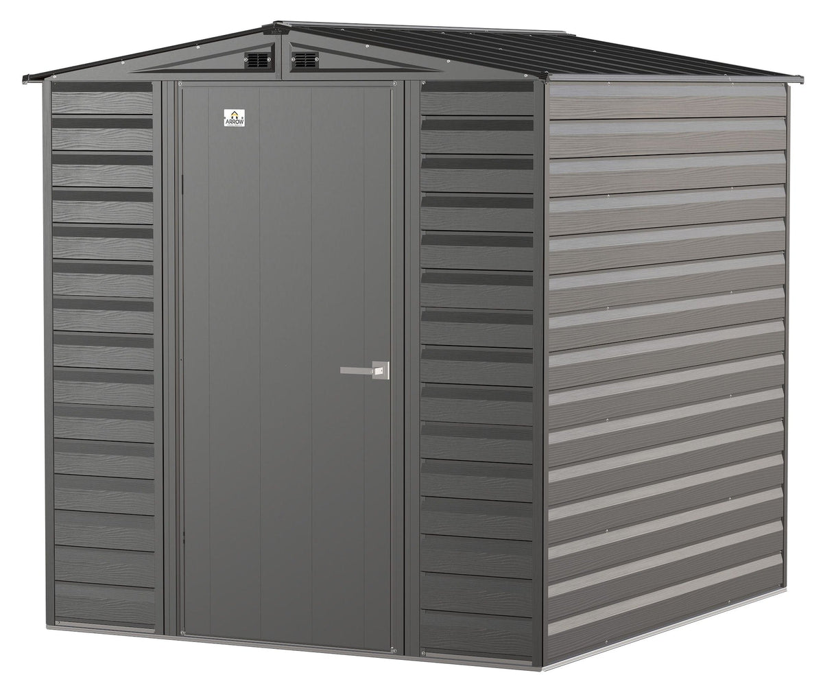 Select Galvanized Steel Storage Shed, Charcoal, 6-ft x 7-ft T6F3 - product image 2