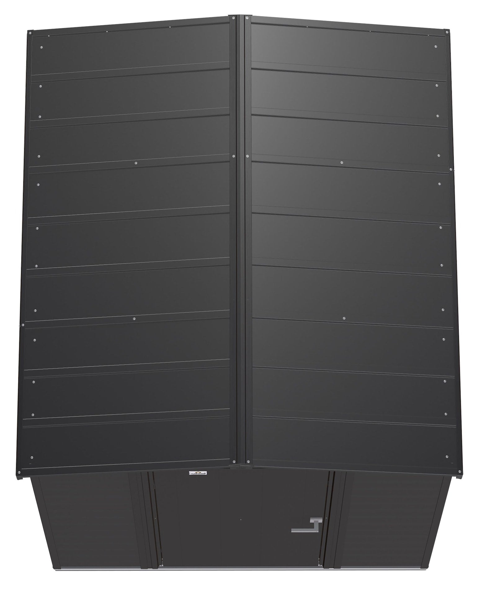 Select Galvanized Steel Storage Shed, Charcoal, 6-ft x 7-ft W9I5 - product image 5