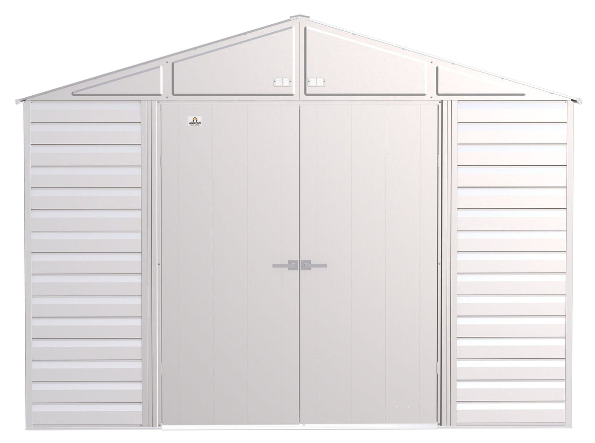 Select Galvanized Steel Storage Shed, Flute Grey, 10-ft x 12-ft V9D3 - product image 1
