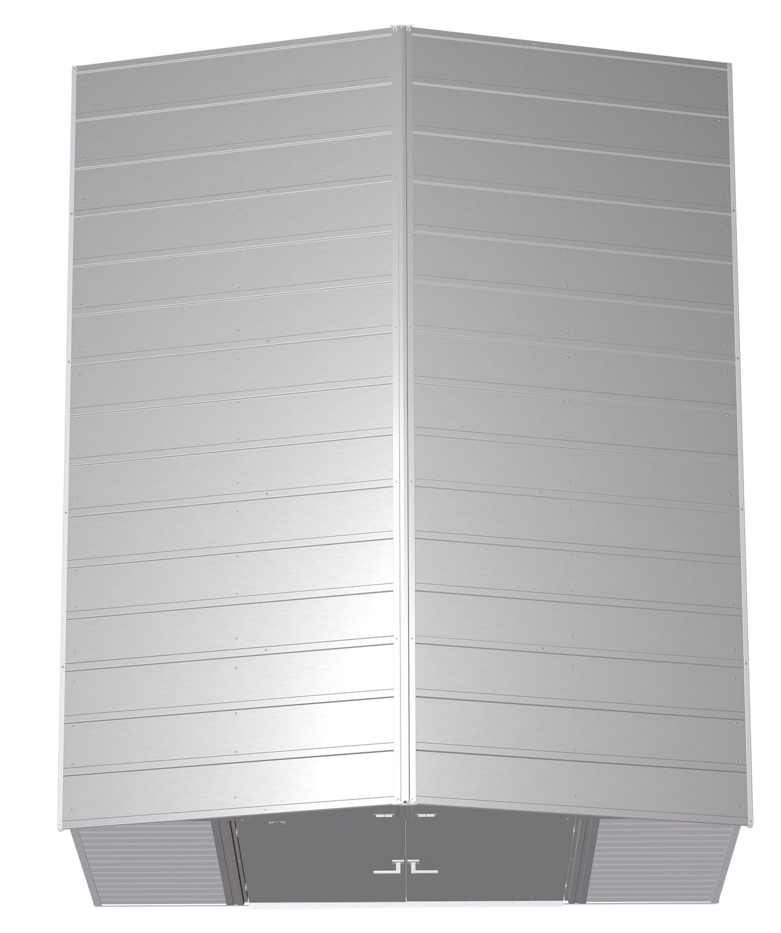 Select Galvanized Steel Storage Shed, Flute Grey, 10-ft x 12-ft V9D3 - product image 4