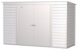 Select Galvanized Steel Storage Shed, Flute Grey, 10-ft x 4-ft W8T5 - product image 1
