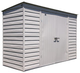 Select Galvanized Steel Storage Shed, Flute Grey, 10-ft x 4-ft W8T5 - product image 2