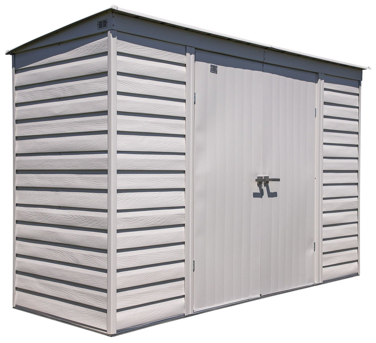 Select Galvanized Steel Storage Shed, Flute Grey, 10-ft x 4-ft W8T5 - product image 2