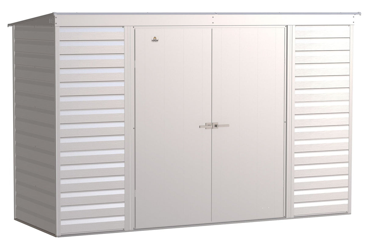 Select Galvanized Steel Storage Shed, Flute Grey, 10-ft x 4-ft W8T5 - product image 3
