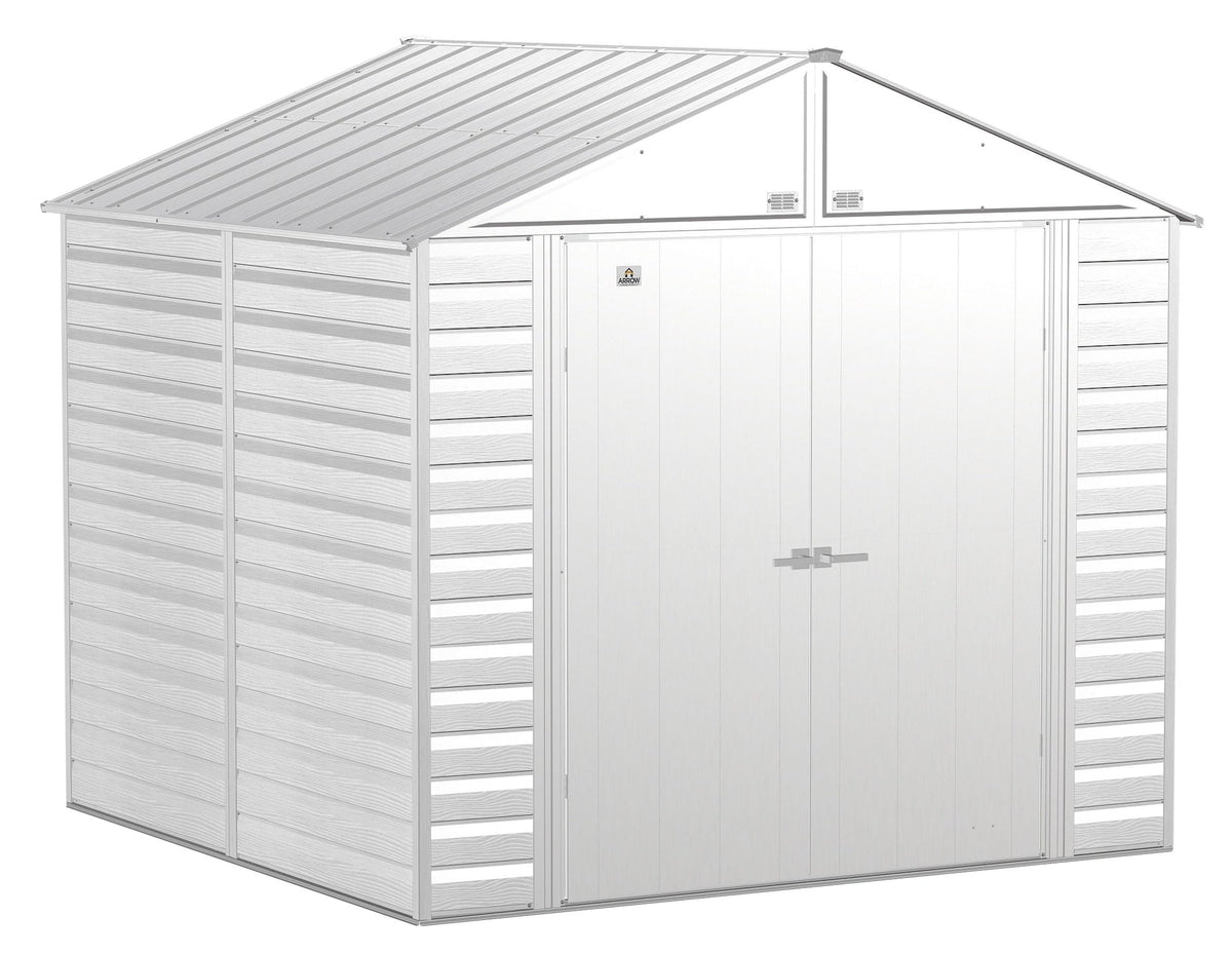 Select Galvanized Steel Storage Shed, Flute Grey, 8-ft x 8-ft M9I6 - product image 2