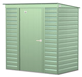 Select Galvanized Steel Storage Shed, Sage Green, 6-ft x 4-ft S7M6 - product image 1