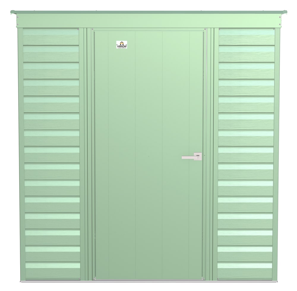 Select Galvanized Steel Storage Shed, Sage Green, 6-ft x 4-ft S7M6 - product image 4