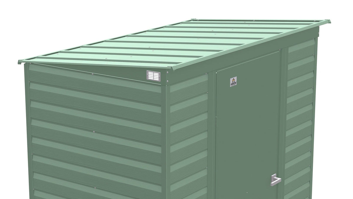 Select Galvanized Steel Storage Shed, Sage Green, 6-ft x 4-ft S7M6 - product image 6