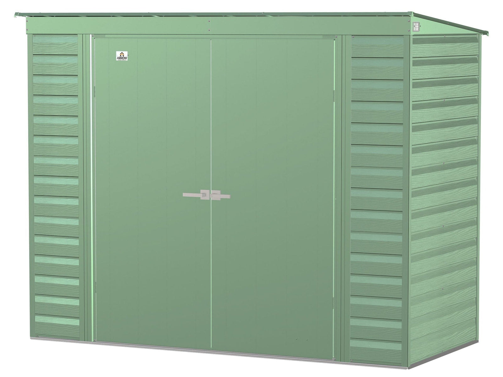 Select Galvanized Steel Storage Shed, Sage Green, 8-ft x 4-ft J3P3 - product image 2