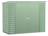 Select Galvanized Steel Storage Shed, Sage Green, 8-ft x 4-ft J3P3 - product image 3