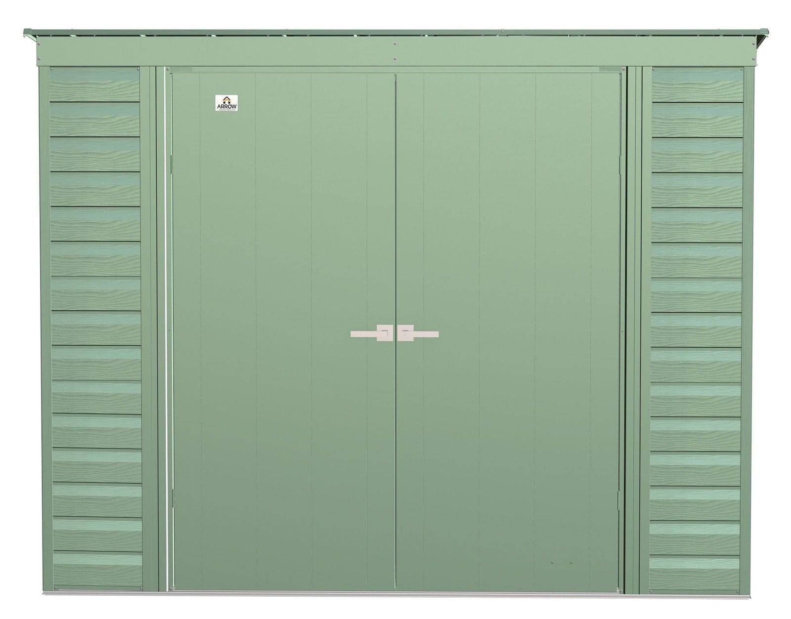 Select Galvanized Steel Storage Shed, Sage Green, 8-ft x 4-ft J3P3 - product image 4