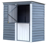 Shed-in-a-Box Steel Storage Shed, Charcoal/Cream, 6-ft x 4-ft B4G4 - product image 8