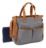 Baby Boom Fashion Tote Diaper Bag with Changing Pad, Assorted X2H9 - product image 1