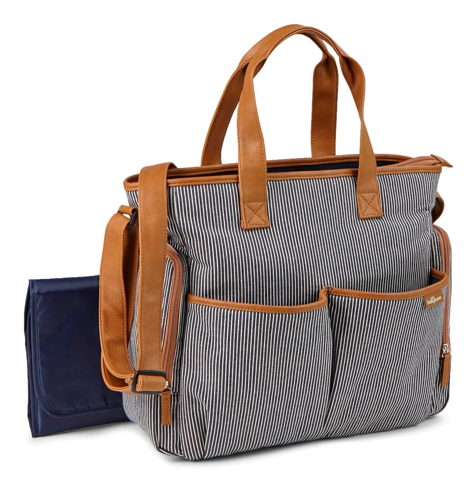 Baby Boom Fashion Tote Diaper Bag with Changing Pad, Assorted X2H9 - product image 1