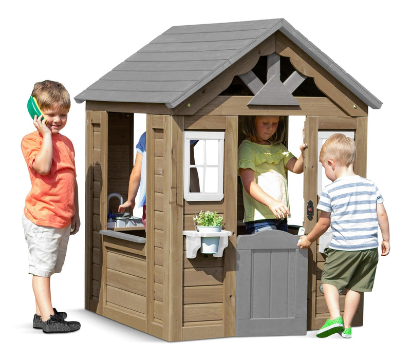 Discovery Maple Leaf All Wood Playhouse, Ages 1-5 W7B2