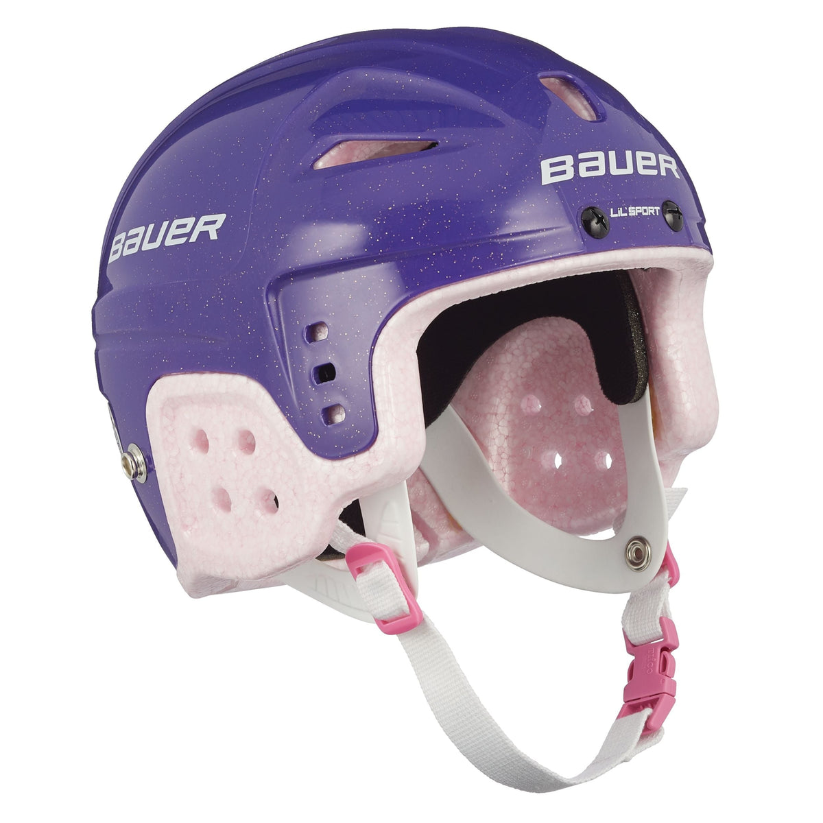 Lil' Sport Hockey Helmet, Youth, Purple & Pink A9Y4 - product image 1