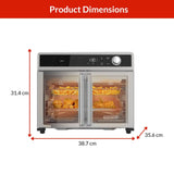 12-in-1 French Door Digital Countertop Convection Oven with Air Fry, 6-Slices K1U4 - product image 2