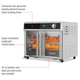 12-in-1 French Door Digital Countertop Convection Oven with Air Fry, 6-Slices S3Q2 - product image 3