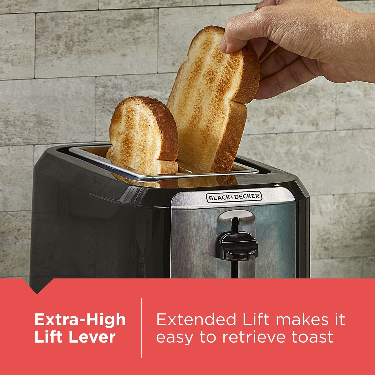 Extra Wide Slots Toaster with 7 Settings, 2-Slices M4A9 - product image 8