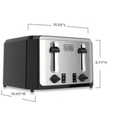 Extra Wide Slots Toaster with 7 Settings, 4-Slices L7P7 - product image 5