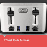 Extra Wide Slots Toaster with 7 Settings, 4-Slices L7P7 - product image 7
