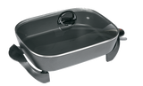 Family-Sized Non-Stick Electric Skillet, Black, 12x15-in F3A4 - product image 6