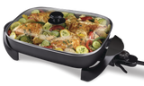 Family-Sized Non-Stick Electric Skillet, Black, 12x15-in F3A4 - product image 7