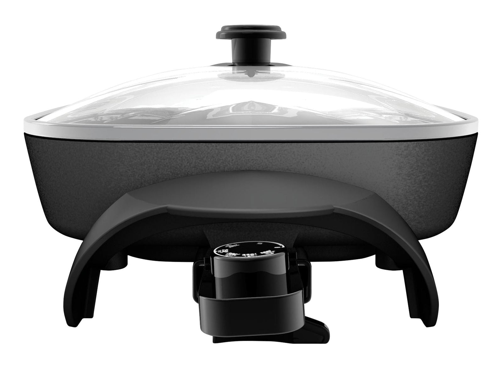 Family-Sized Non-Stick Electric Skillet, Black, 12x15-in F3A4 - product image 8