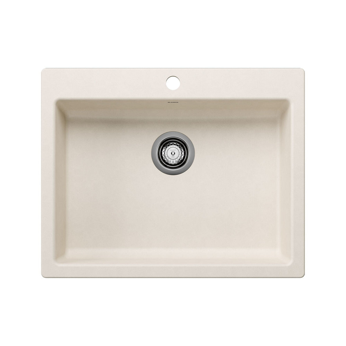 CSA Single Bowl Drop-In Kitchen Sink, Soft White, 25-in I6Y8 - product image 1