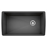 Diamond SILGRANIT 33-in Super Single Undermount Kitchen Sink, Anthracite C6J7 - product image 1