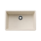 Precis SILGRANIT 27-in Single Bowl Undermount Kitchen Sink, Soft White W0T3 - product image 1