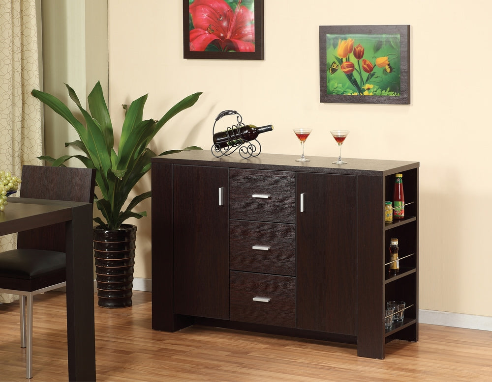 Ashton Freestanding Dining Buffet/Server with Storage, Dark Cherry C4R5 - product image 3