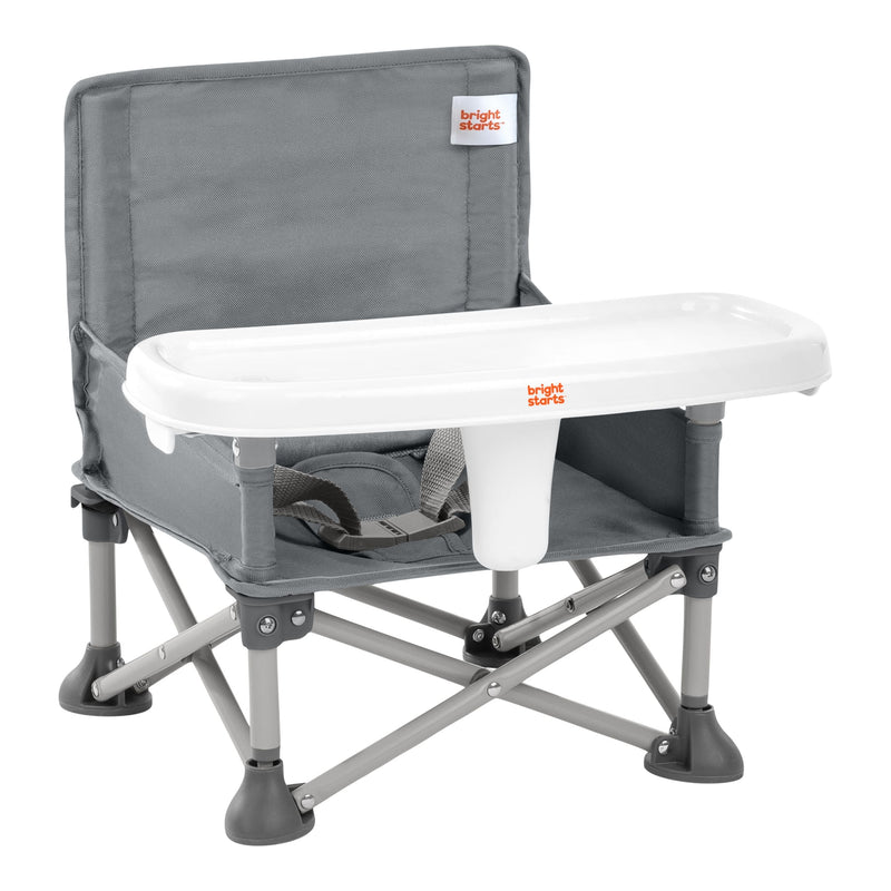 Starts Pop 'N Sit Portable Booster Seat, Grey E9O3