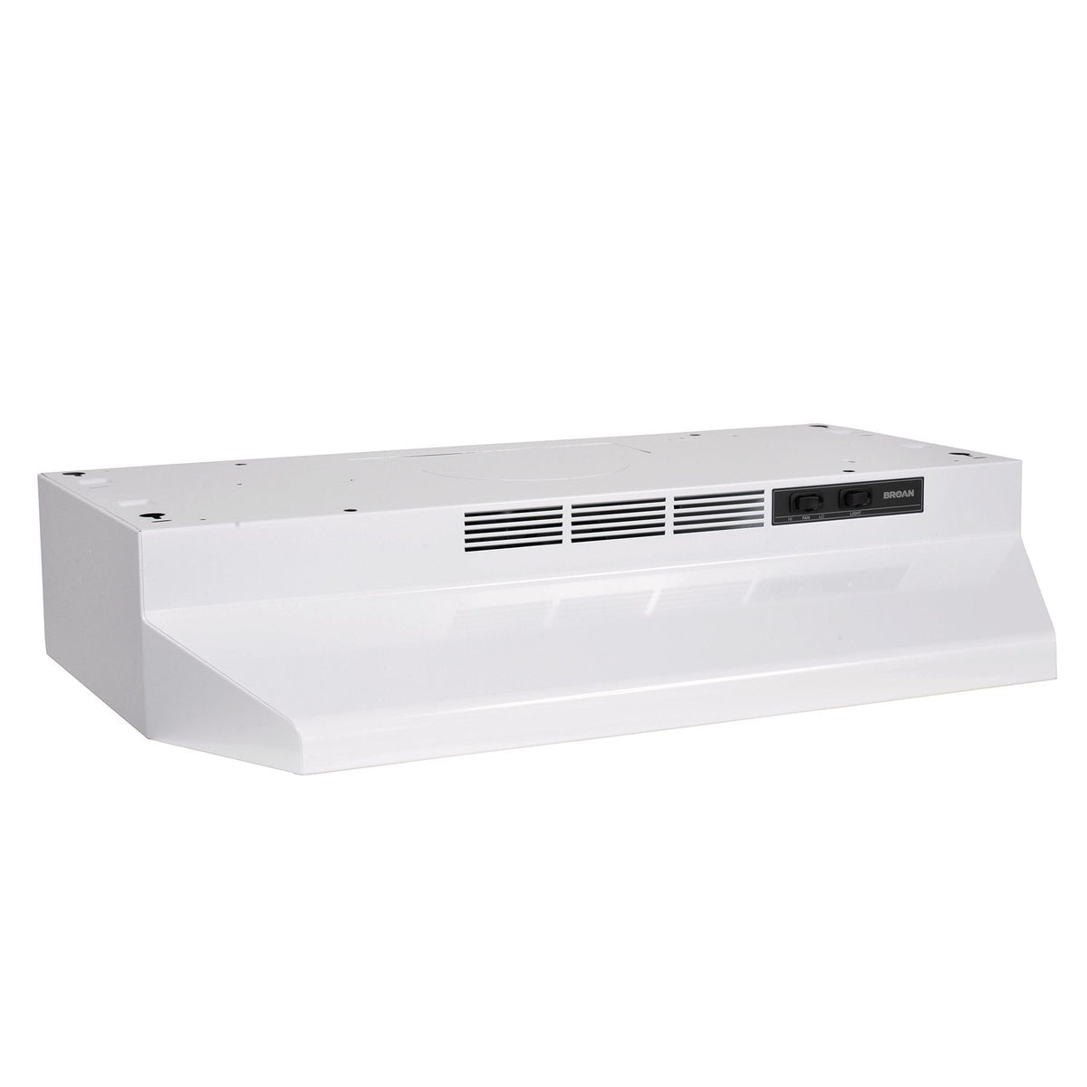 BU2 Series 230CFM Under Cabinet Kitchen Exhaust Fan Range Hood, White, 24-in K1K6 - product image 1