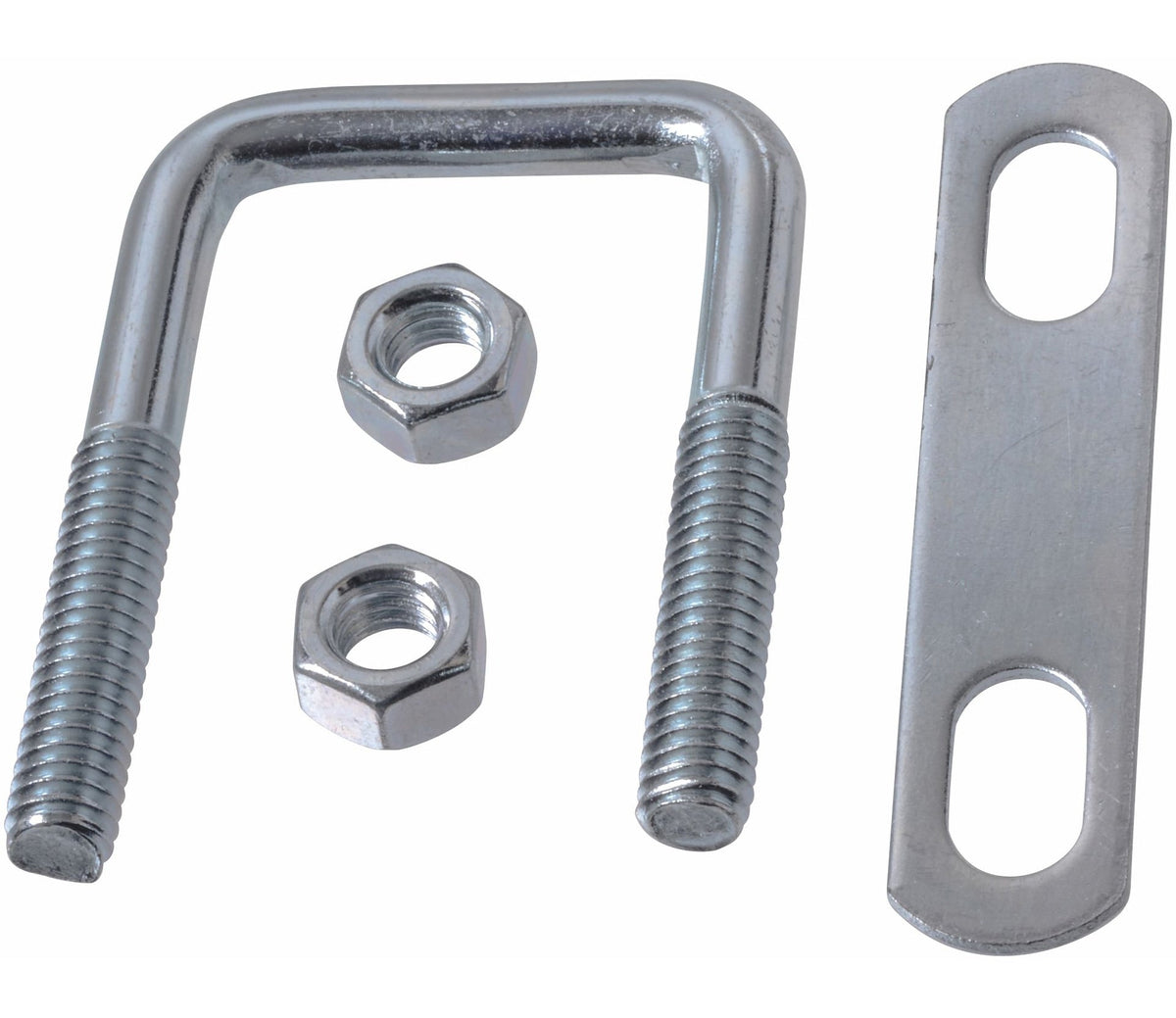 Square U Bolt, Carbon Steel and Zinc-Plated, 2-1/2 x 1-1/3-in O5E9 - product image 1