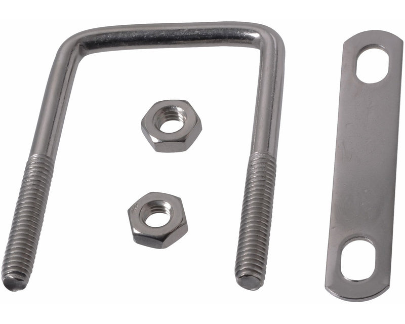 Square U Bolt, Stainless Steel, For All Weather, 3 x 2-in Y7Q3