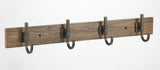4-Hook Rail, Weathered Walnut, 27-in A3A9 - product image 1