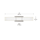 Byrne LED Vanity Light Fixture, Polished Nickel T9C1 - product image 5