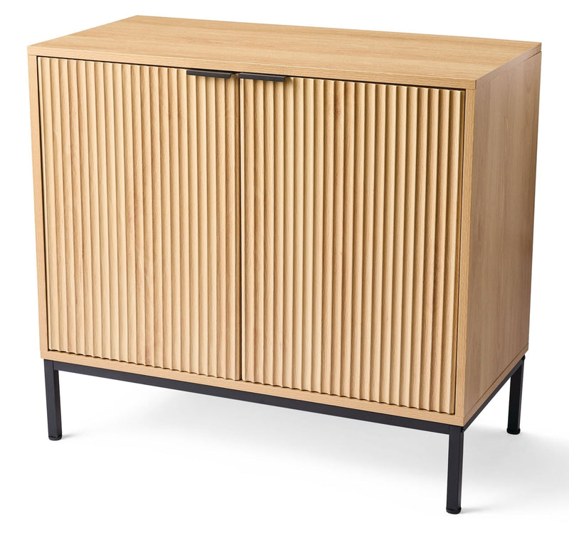 Byward Scallop Accent Cabinet Oak A9X8
