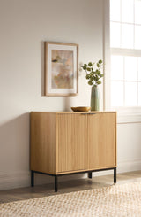Byward Scallop Accent Cabinet Oak A9X8 - product image 4
