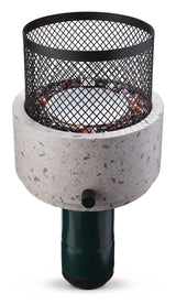 Cinder Round Outdoor Tabletop Gas Fire Pit, 11,000 BTU I0D7 - product image 1