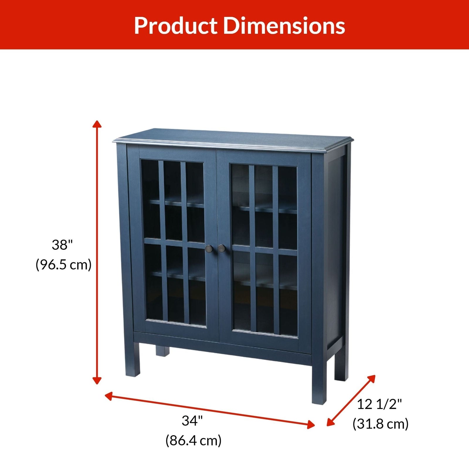 Dryden Accent Cabinet, Navy N4X1 - product image 5