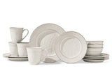 Gablehurst Stoneware Dinnerware Set with Mugs, Serves 4, 16-pc, Cream Reactive Glaze X6Z1 - product image 2